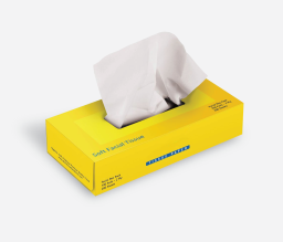  جعبه دستمال کاغذی 100 برگ دولایه