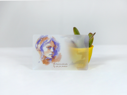 پی وی سی برفکی  (نیمه شفاف)